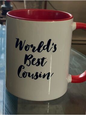 Ceramic Mug, ft the text "World's Best Cousin"Accepting Offers/Bundle Deals
